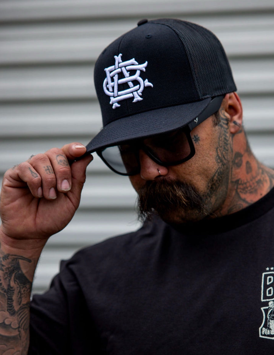 ABC Black on black mesh