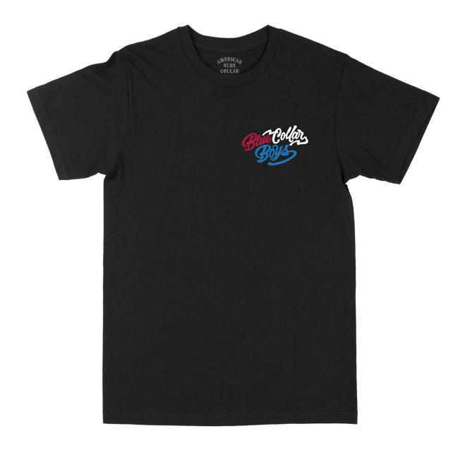 Red White & Blue Collar Boys Shirt