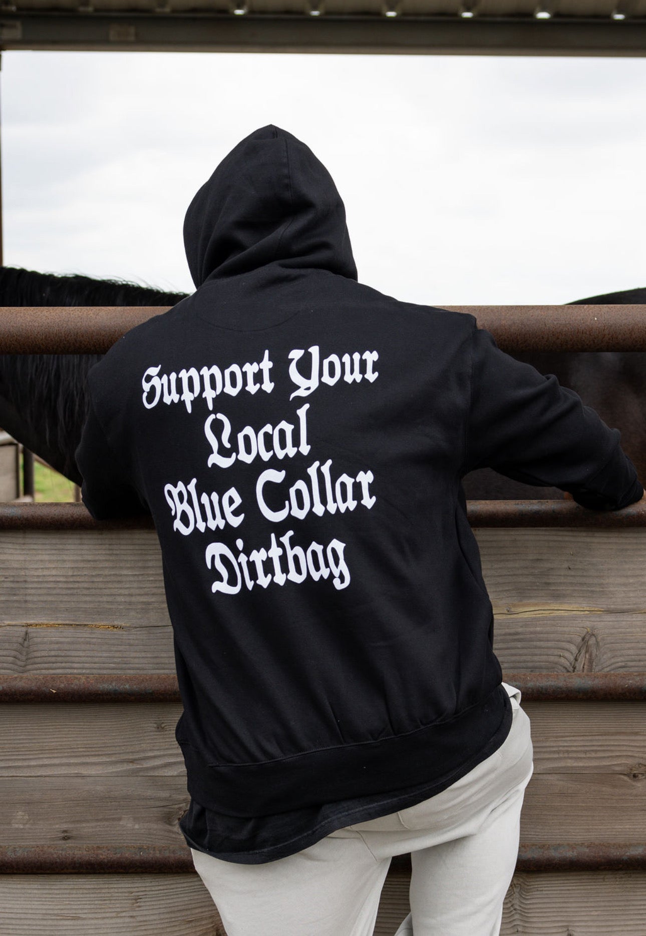 Dirtbag Hoodie Black