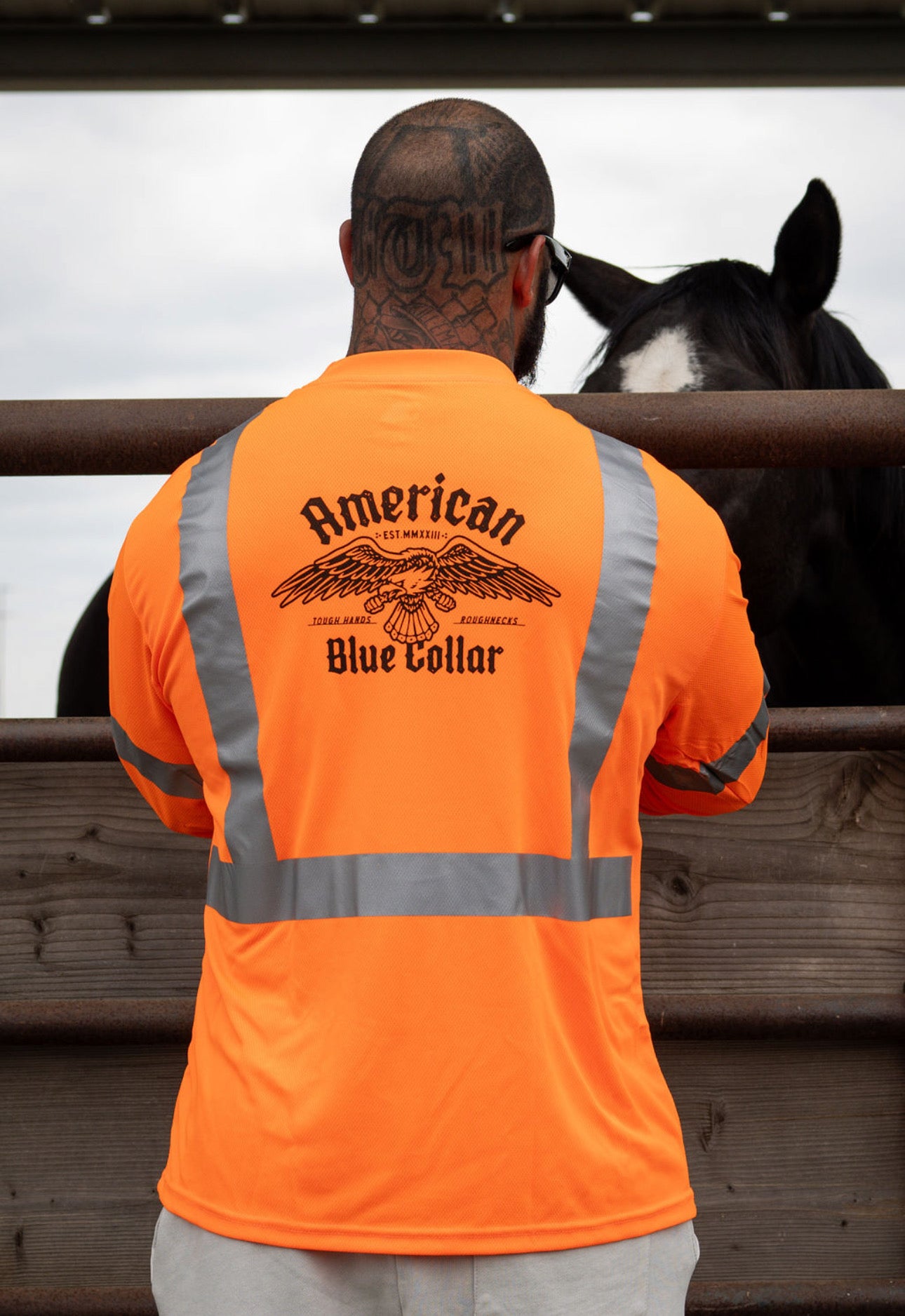 High Viz Reflective Shirt Orange