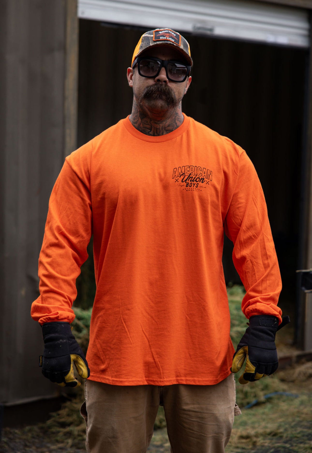 Union Boys Orange Long Sleeve