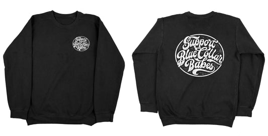 Support Babes Round Sweater (Black)