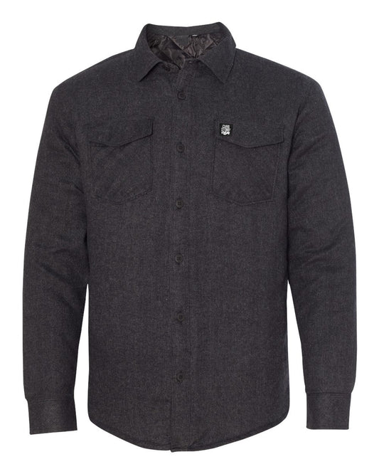 CHARCOAL FLANNEL JACKET
