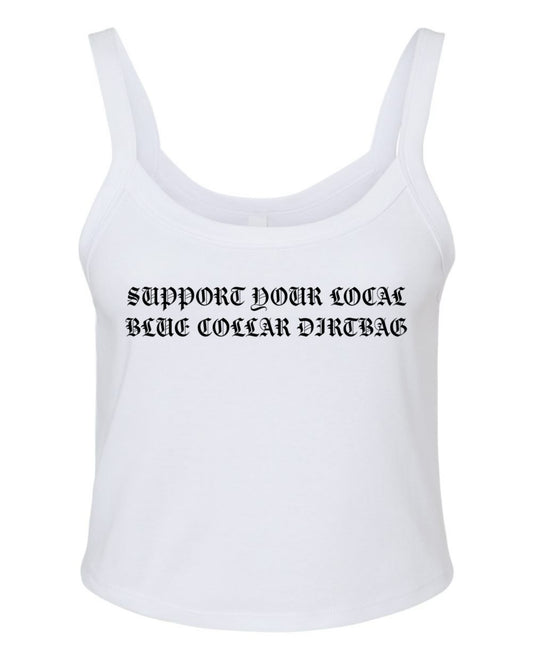 Women's White Dirtbag Tank
