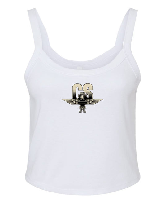 WOMEN'S CS WHITE TANK
