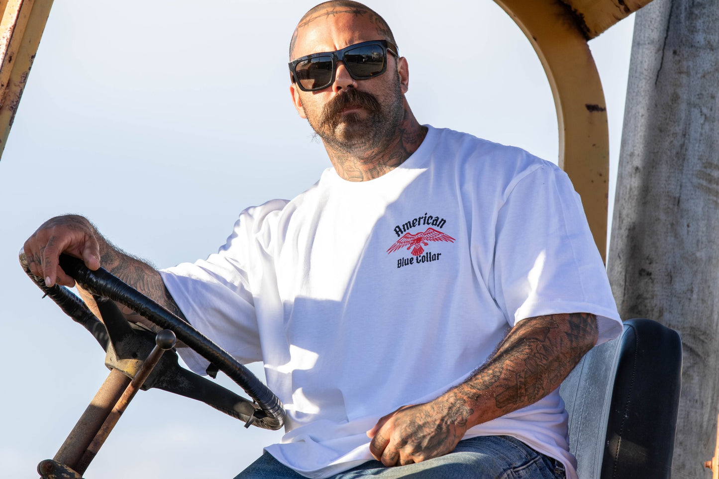 Bald Eagle White Tee