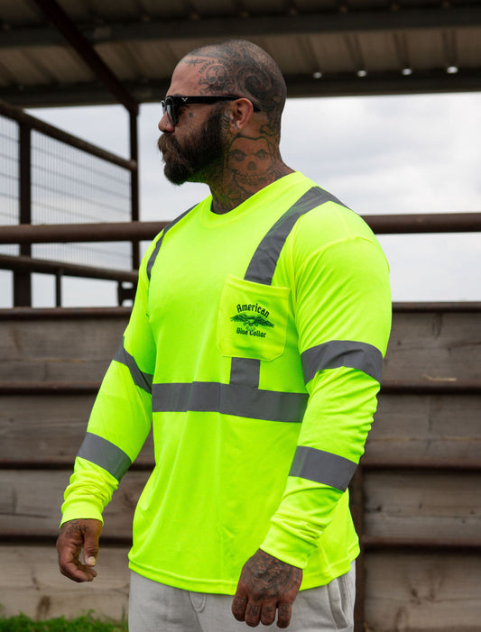 High Viz Reflective Shirt Yellow