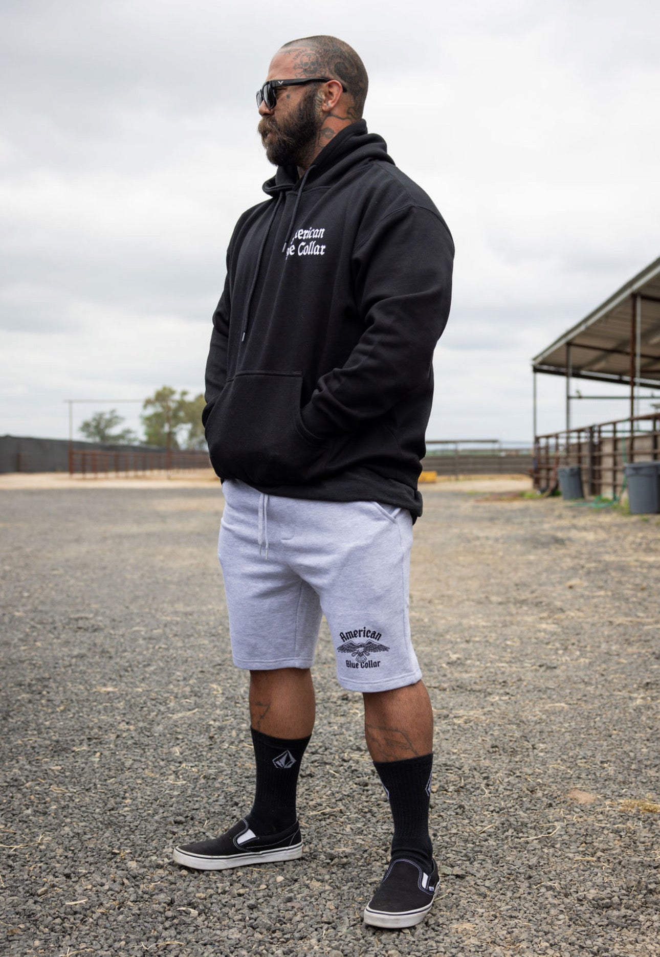 ABC Sweat Shorts Grey