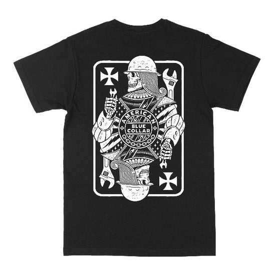Blue Collar Card Shirt Black