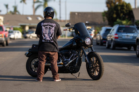 ABC Motorcycle Engine Shirt (Black)