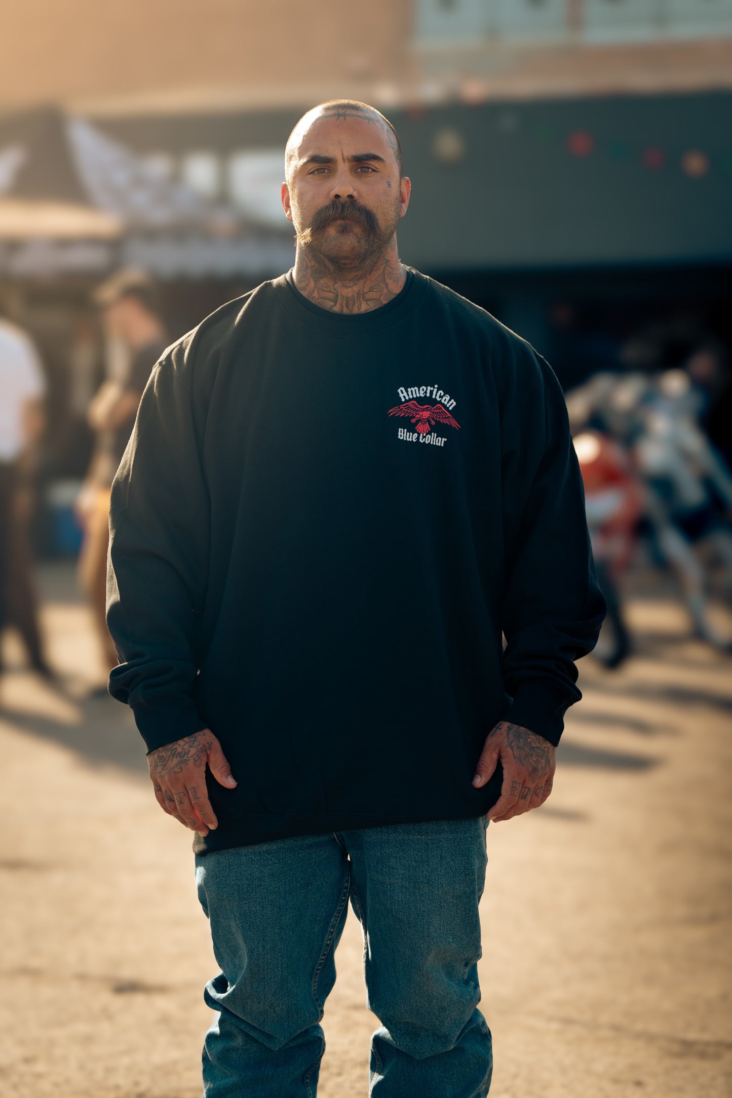 Red Eagle ABC CrewNeck