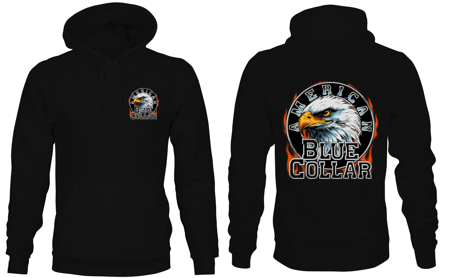Eagle Seal Design Hoodie